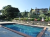 Vista della piscina e della villa